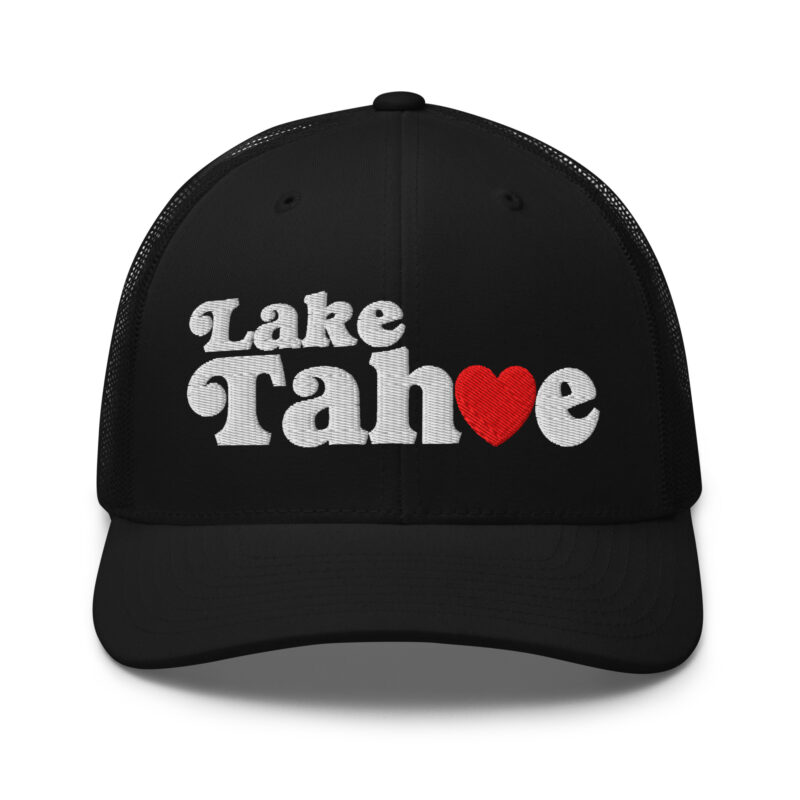 Lake Tahoe Heart Trucker Cap