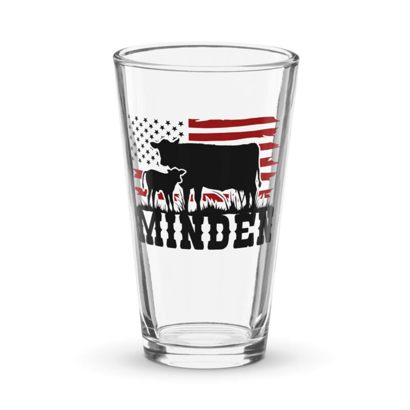 Minden pint glass