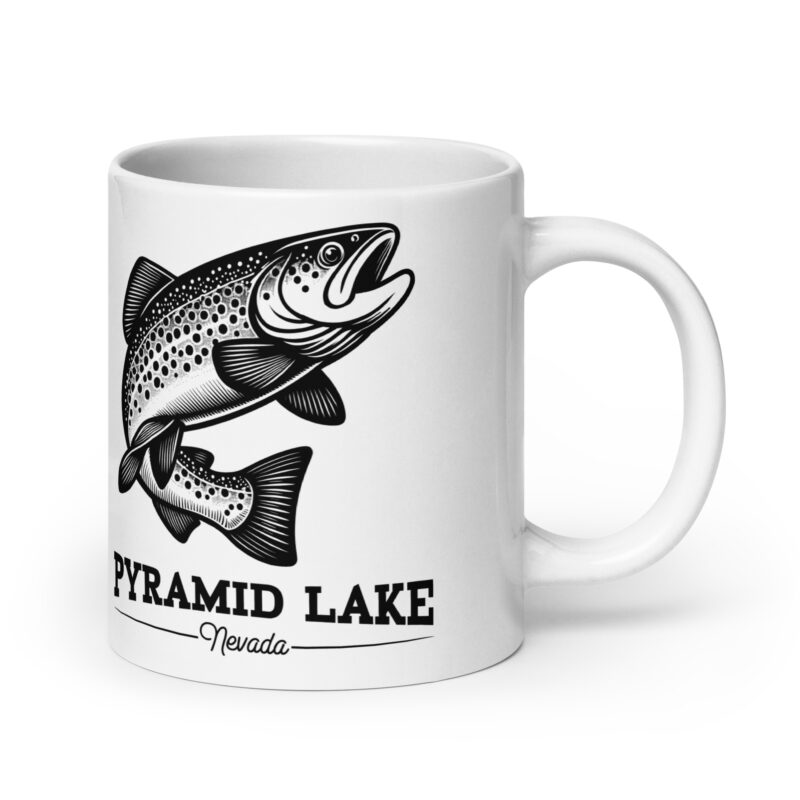 Pyramid Lake White Mug