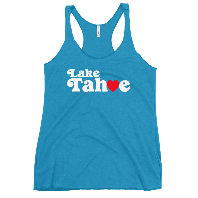 Lake Tahoe Heart Women's Racerback Tank